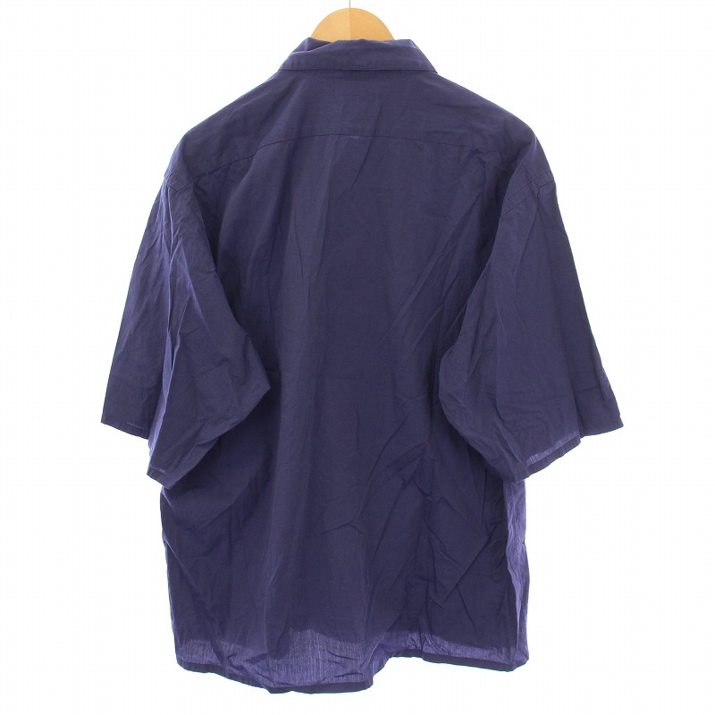 ブラームス blurhms 23SS Chambray Open-collar Shirt シャンブレー
