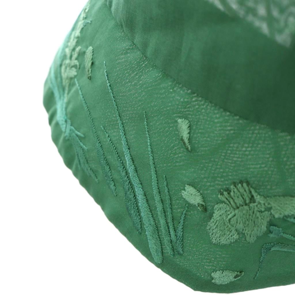 マメクロゴウチ Mame Kurogouchi 23SS Floral Embroidered Bucket Hat