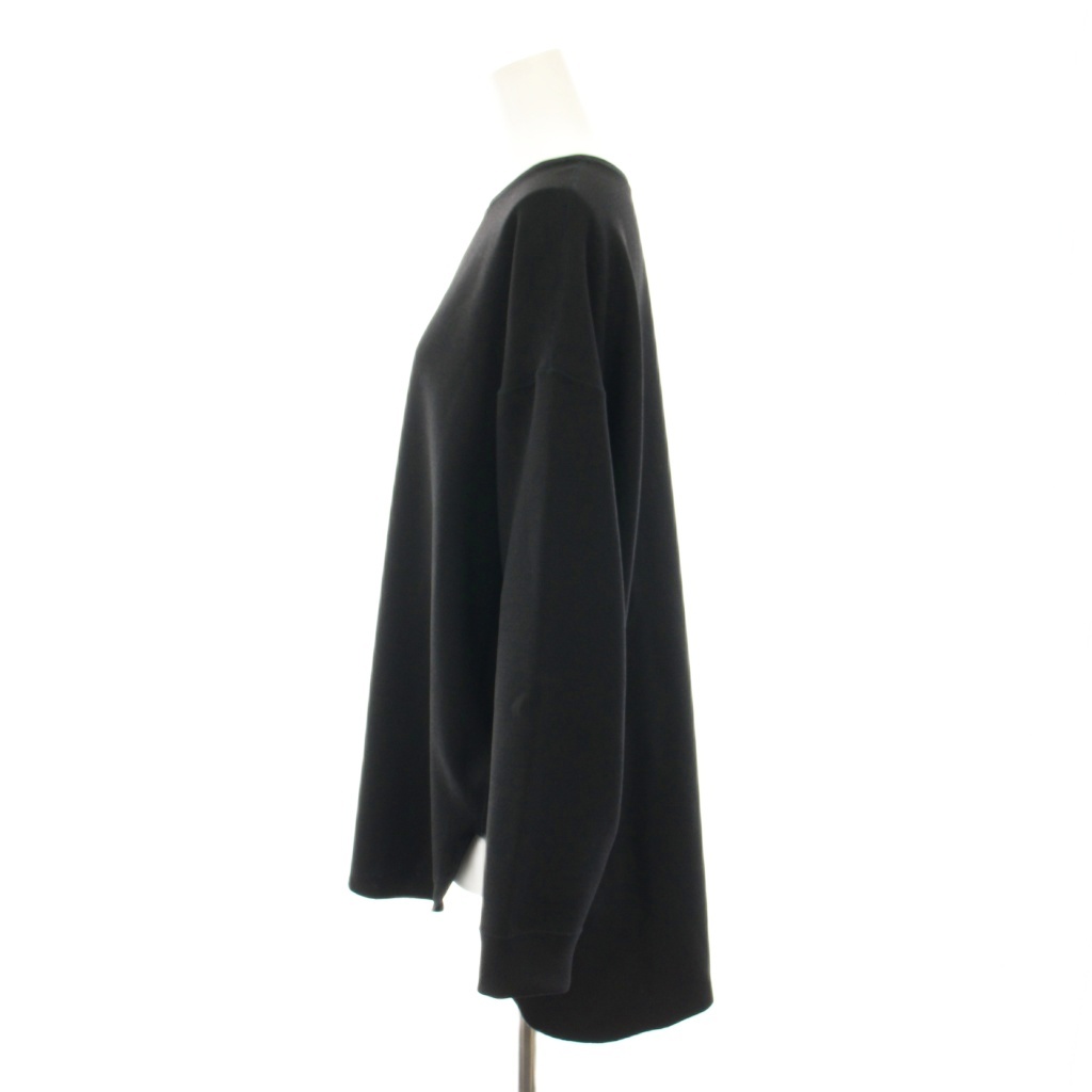 Whim Gazette ウィムガゼット カットソー ブラック ウィムガゼット Whim Gazette 22SS Vガゼットプルオーバー