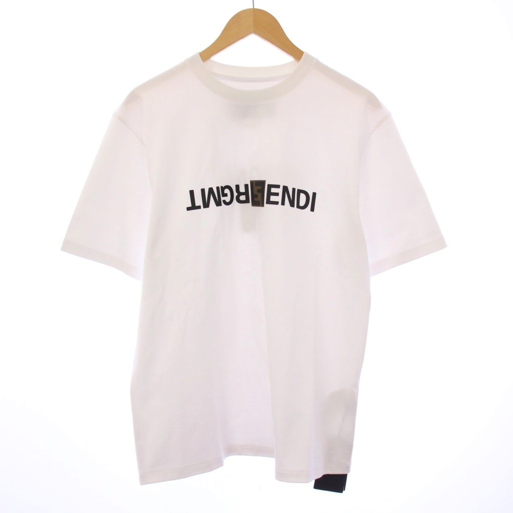 【美品】FENDI フェンディ 半袖　ブラック Tシャツ ピンクビジュー FENDI KIDS フェンディ キッズ Tシャツ JUI174 7AJ レディース