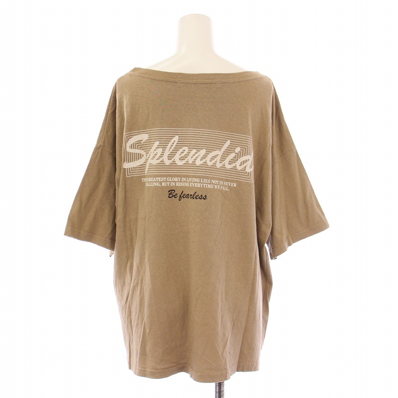 フレームワーク Framework 23SS バックプリントロゴTEE2 Tシャツ カットソー 半袖 クルーネック ストレッチ F 白 23070220907020 フレームワーク Framework 23SS バックプリントロゴTEE2 Tシャツ