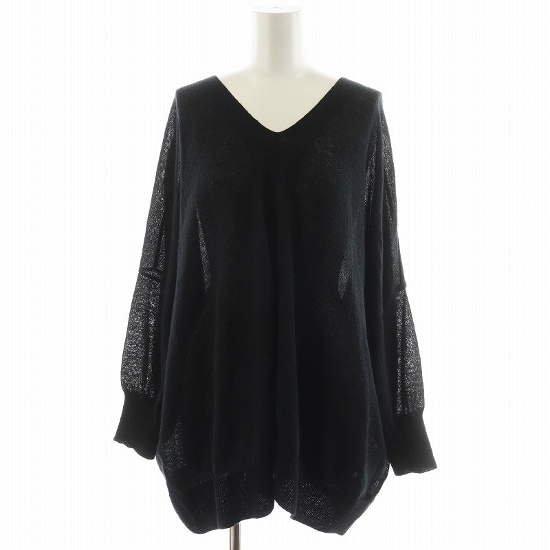 ミューズ ドゥーズィエム クラス MUSE de Deuxieme Classe 21SS URBAN Vネック プルオーバー ニット カットソー 長袖 麻 リネン 茶 ミューズ ドゥーズィエム クラス MUSE de Deuxieme Classe 21SS
