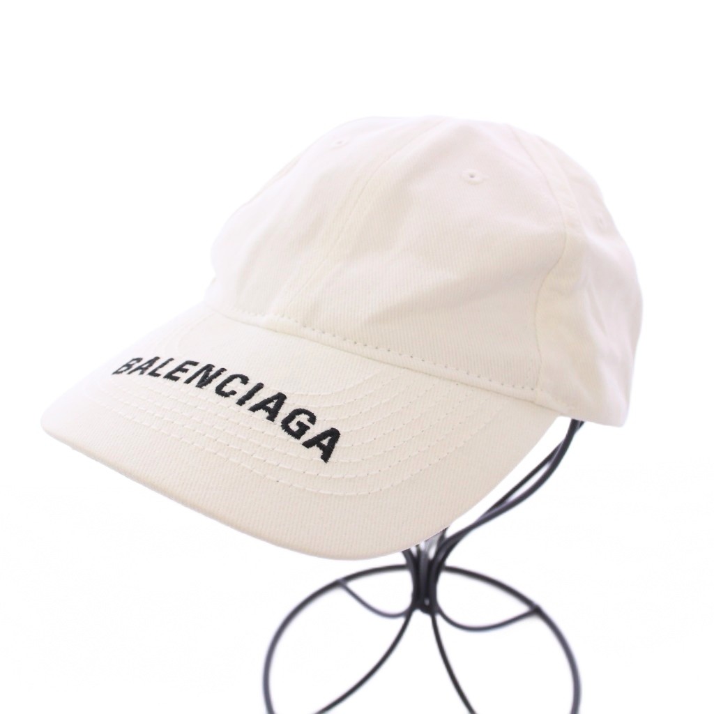 バレンシアガ BALENCIAGA キャップ 帽子 ロゴ 刺繍 6パネル 59cm バレンシアガ BALENCIAGA キャップ 帽子 ロゴ 刺繍 6パネル 59cm