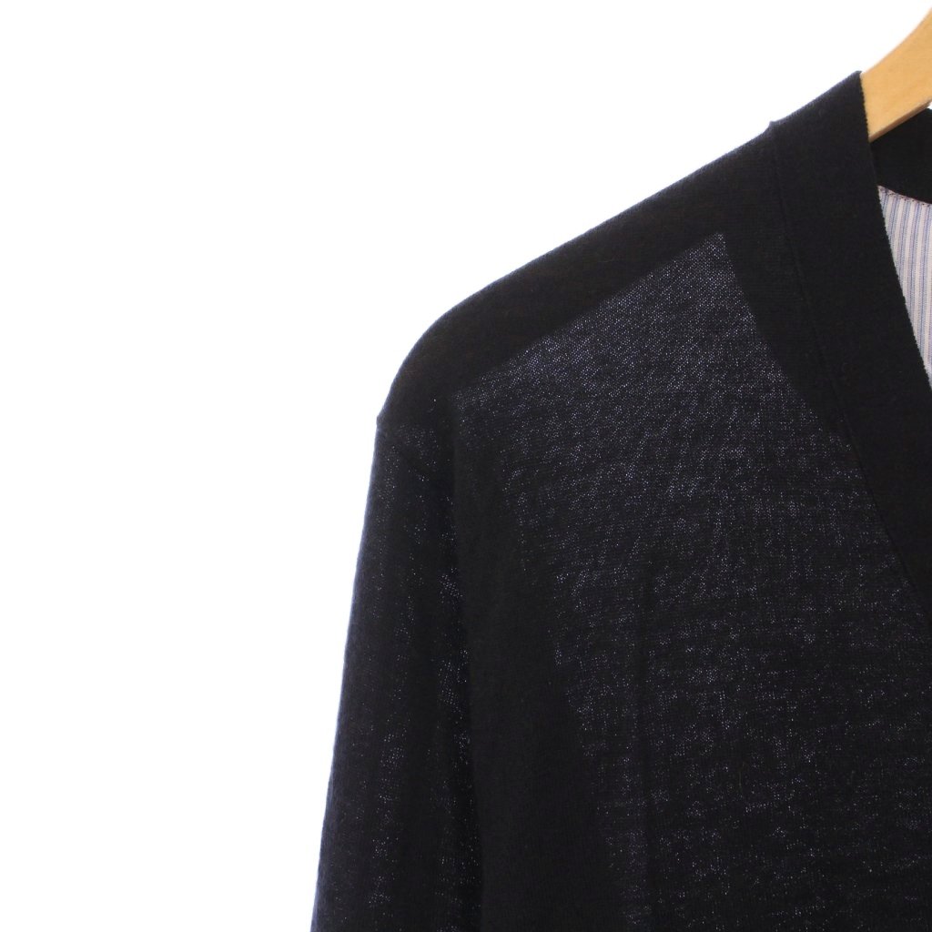 undercover the shepherd カーディガン Narrenschiff:the Shepherdのスラブ天竺カーディガン黒無地