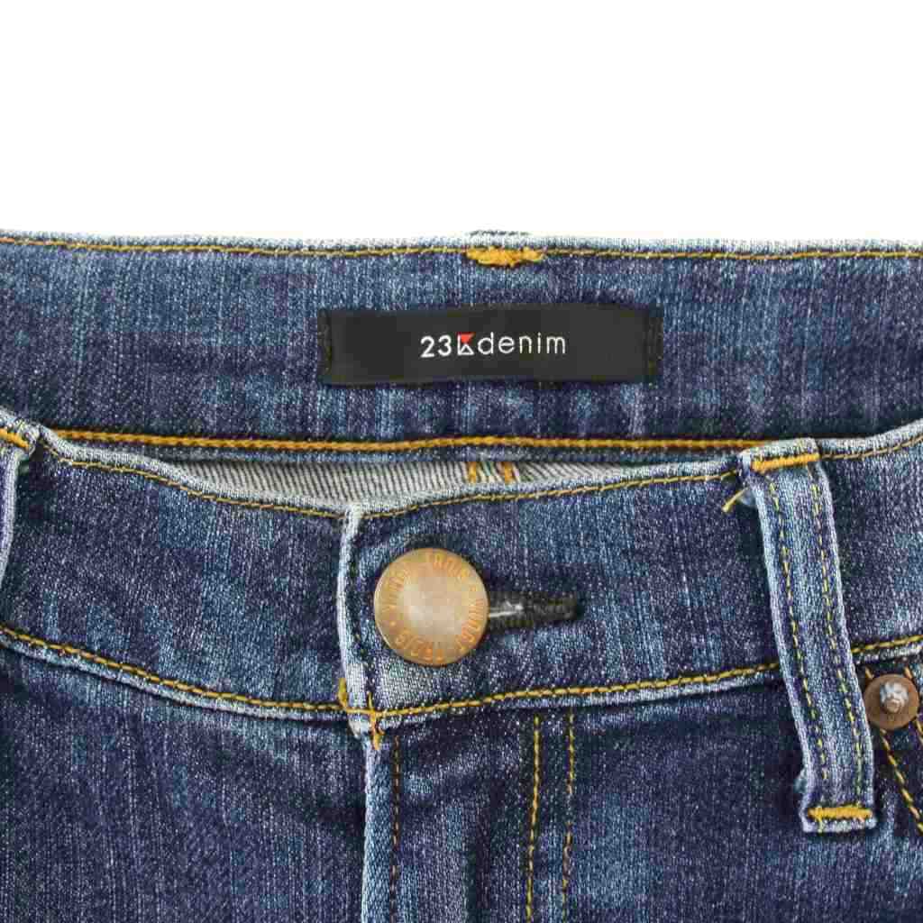 23区 オンワード樫山 DENIM デニムパンツ ジーンズ 38 青 ブルー