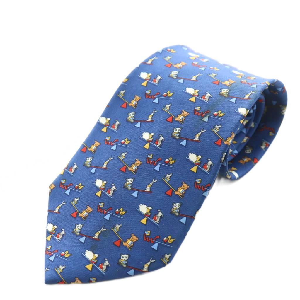 サルヴァトーレフェラガモ Salvatore Ferragamo ワイドタイ ネクタイ