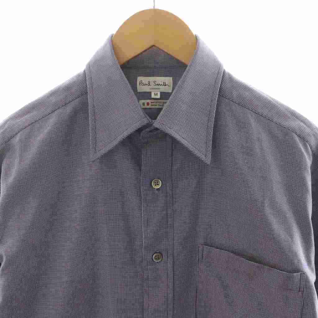 ポールスミス PAUL SMITH ワイシャツ 長袖 チェック柄 コットン