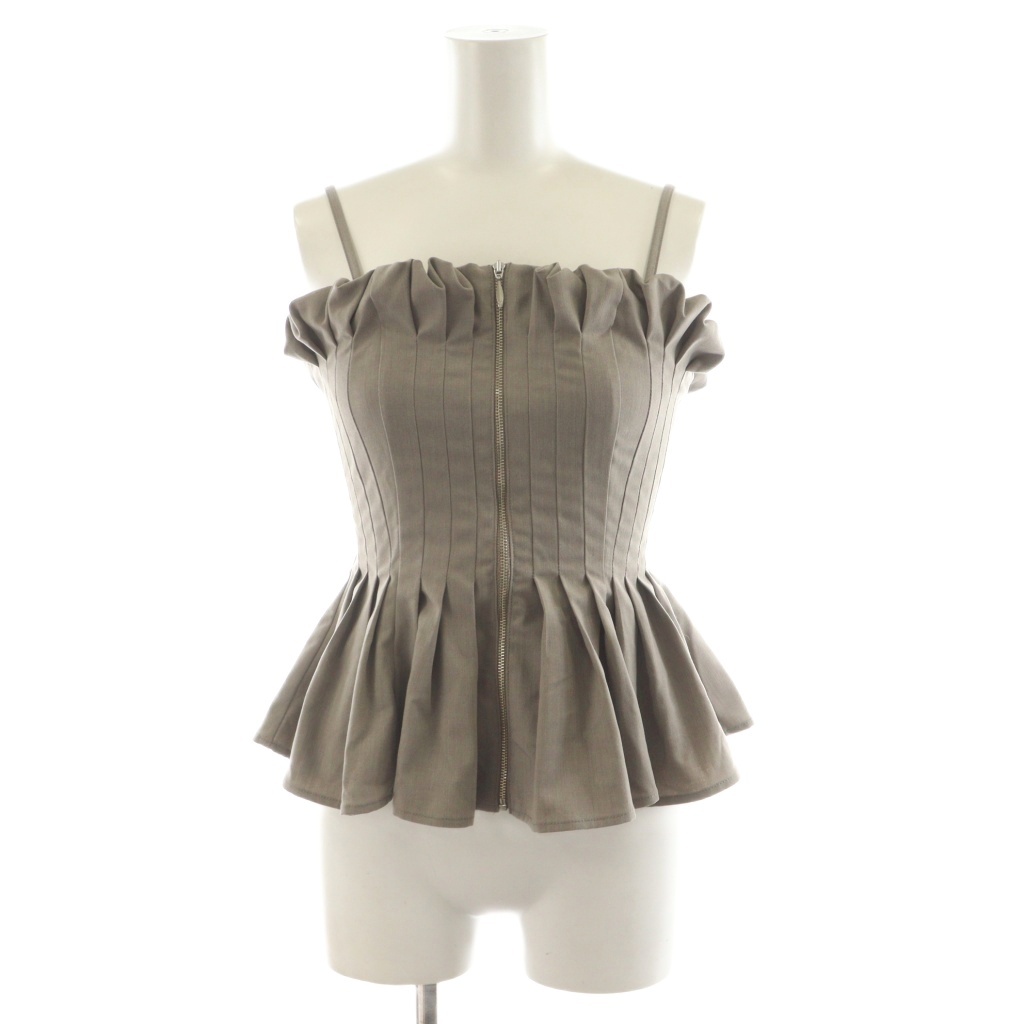 スナイデル SNIDEL 24AW セットアップ タックペプラムベアTOPS