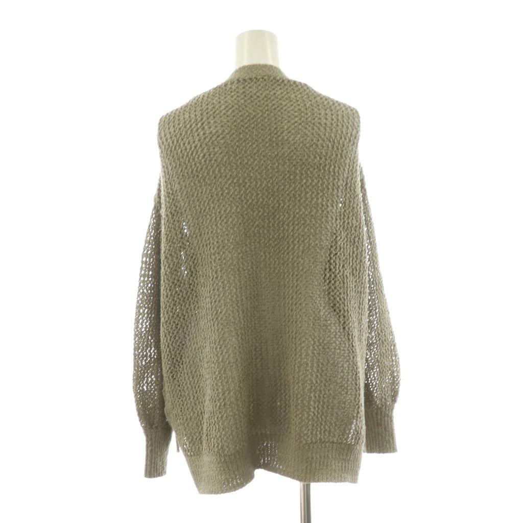 アーバンリサーチ URBAN RESEARCH 23SS 透かし柄ガウンカーディガン 