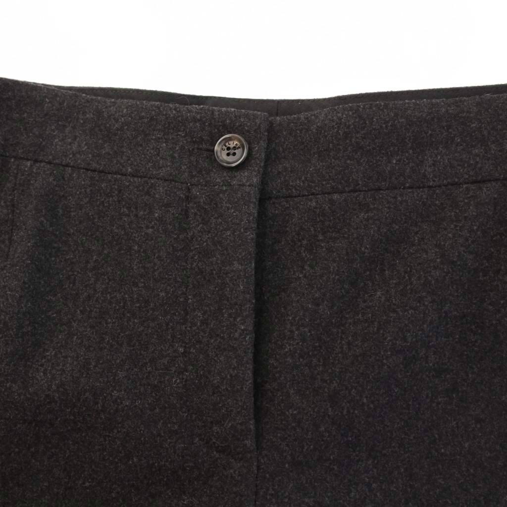 セリーヌ CELINE スラックスパンツ ジップフライ ストレート ウール 42