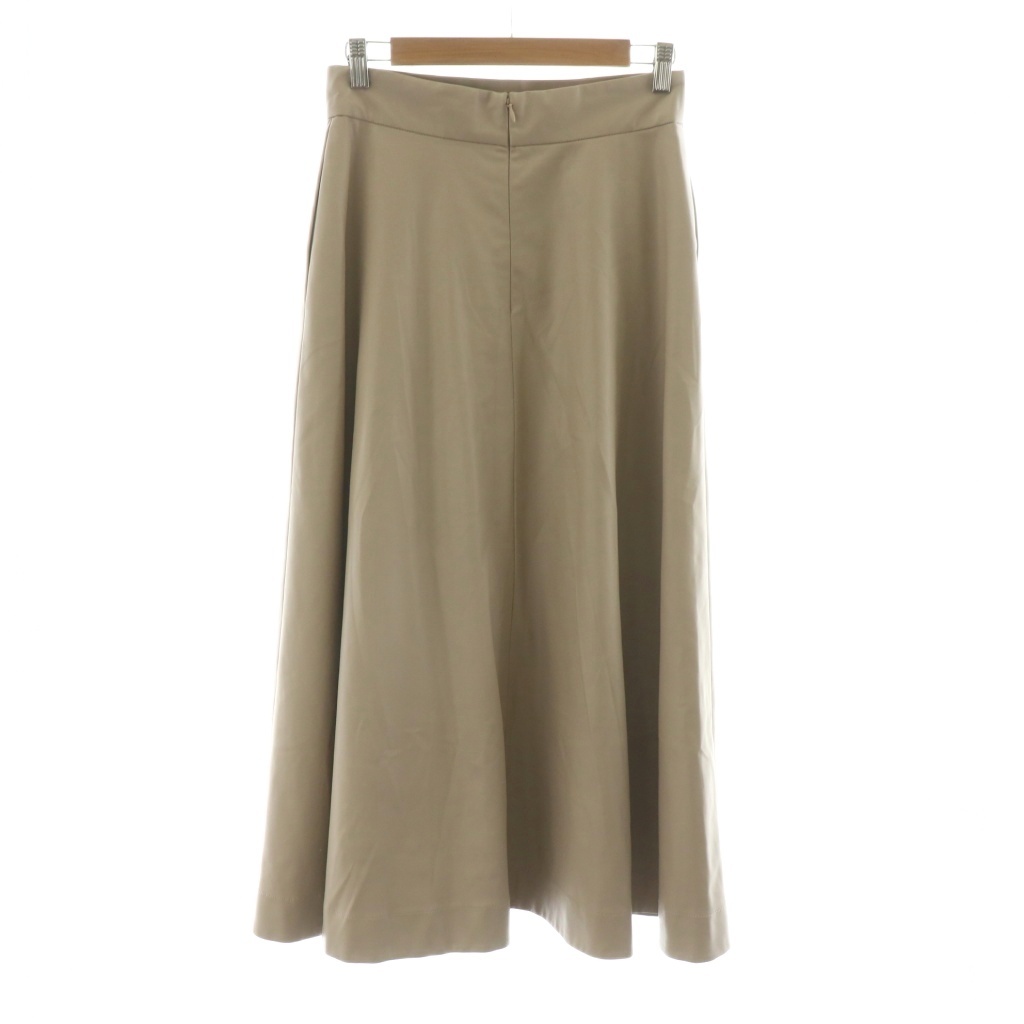 中古】アナイ ANAYI スカート ひざ丈 フレア 36 ベージュ 11324-11-12  
