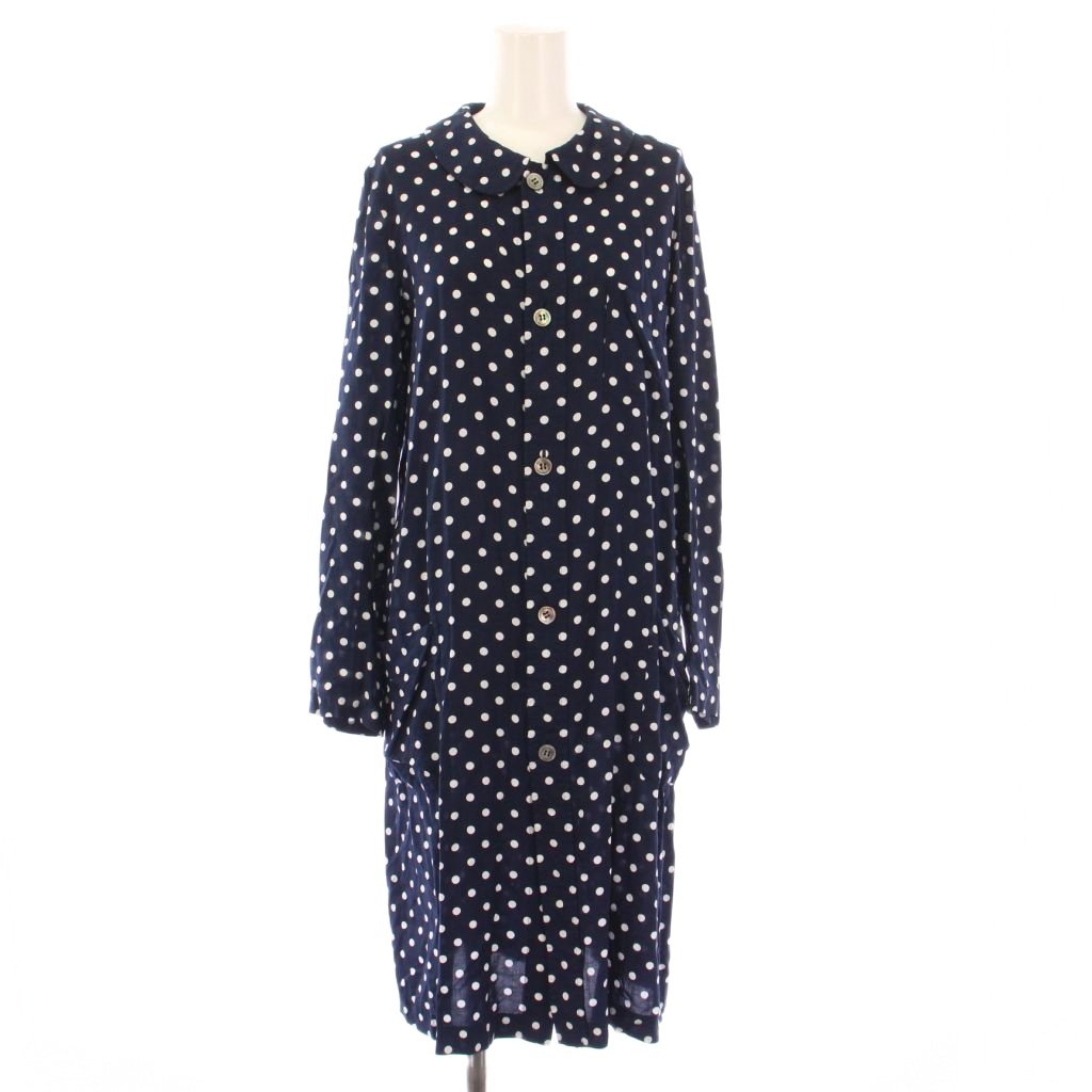 コムデギャルソン コムコム 丸襟ロングシャツ