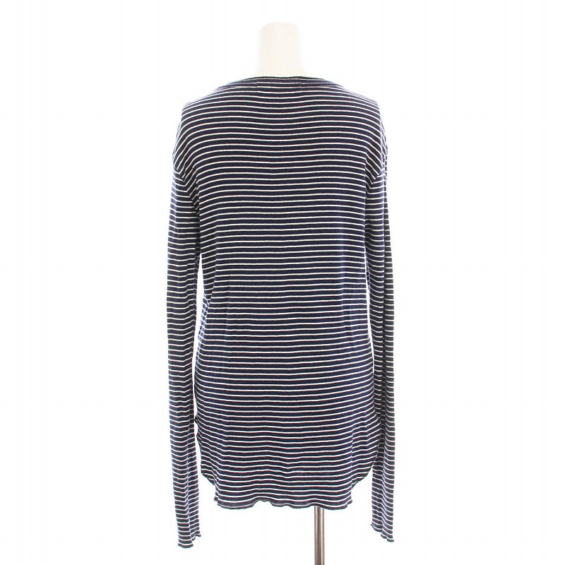 アパルトモン　リブロングスリーブT BORDER RIB LONGSLEEVE T-SHIRT（Tシャツ／カットソー）｜L