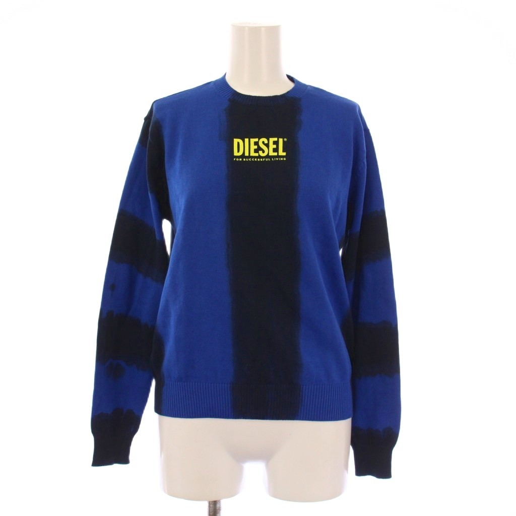 ディーゼル DIESEL ニット セーター 長袖 クルーネック ストレッチ 