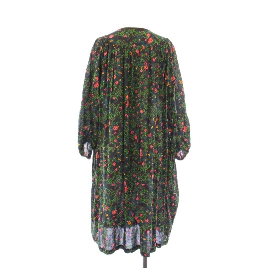 mina perhonen ミナペルホネン タンバリン ワンピース 36 緑 mina perhonen(ミナ ペルホネン)｜【KIDS】tambourine ワンピース