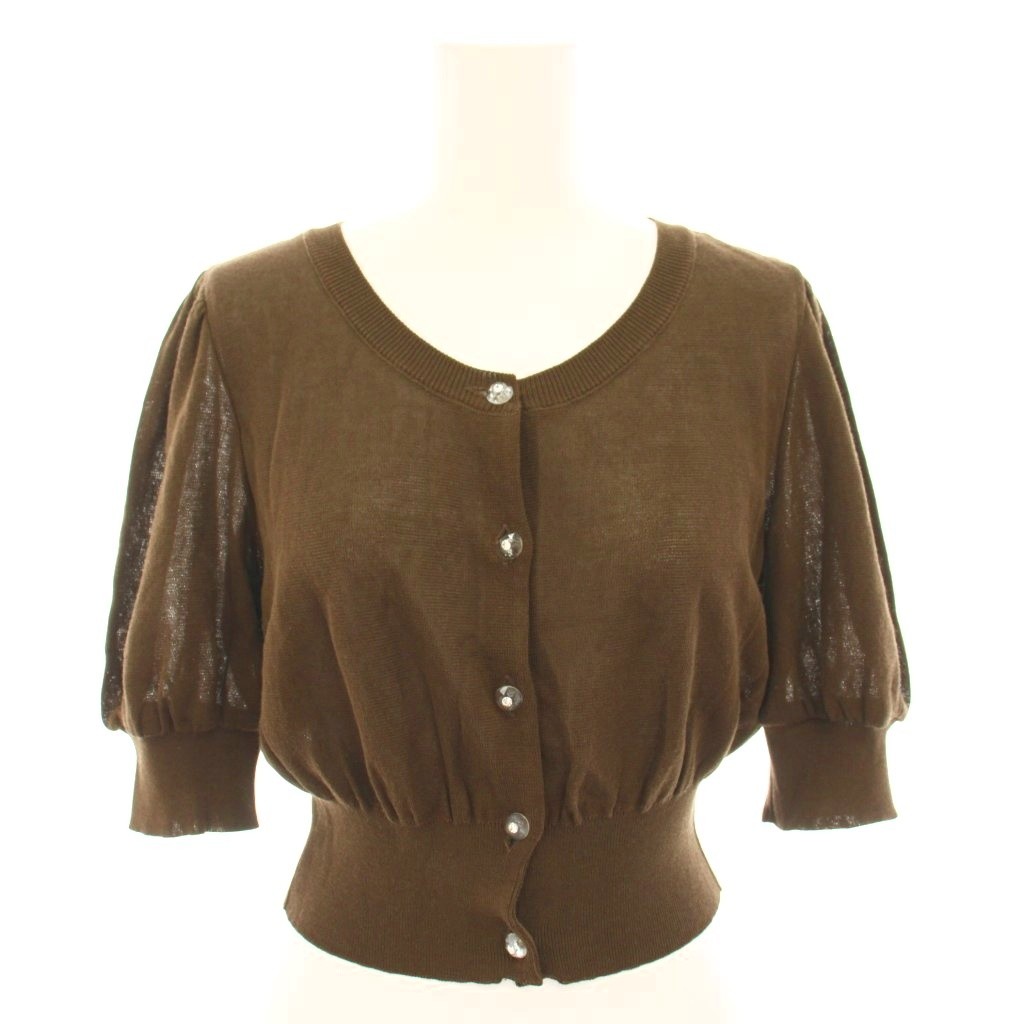 ◽️新品◽️MS GRACY 長袖トップス サイズ40 訳あり M'S GRACY（エムズグレイシー）Tシャツ・カットソー 紺 サイズ