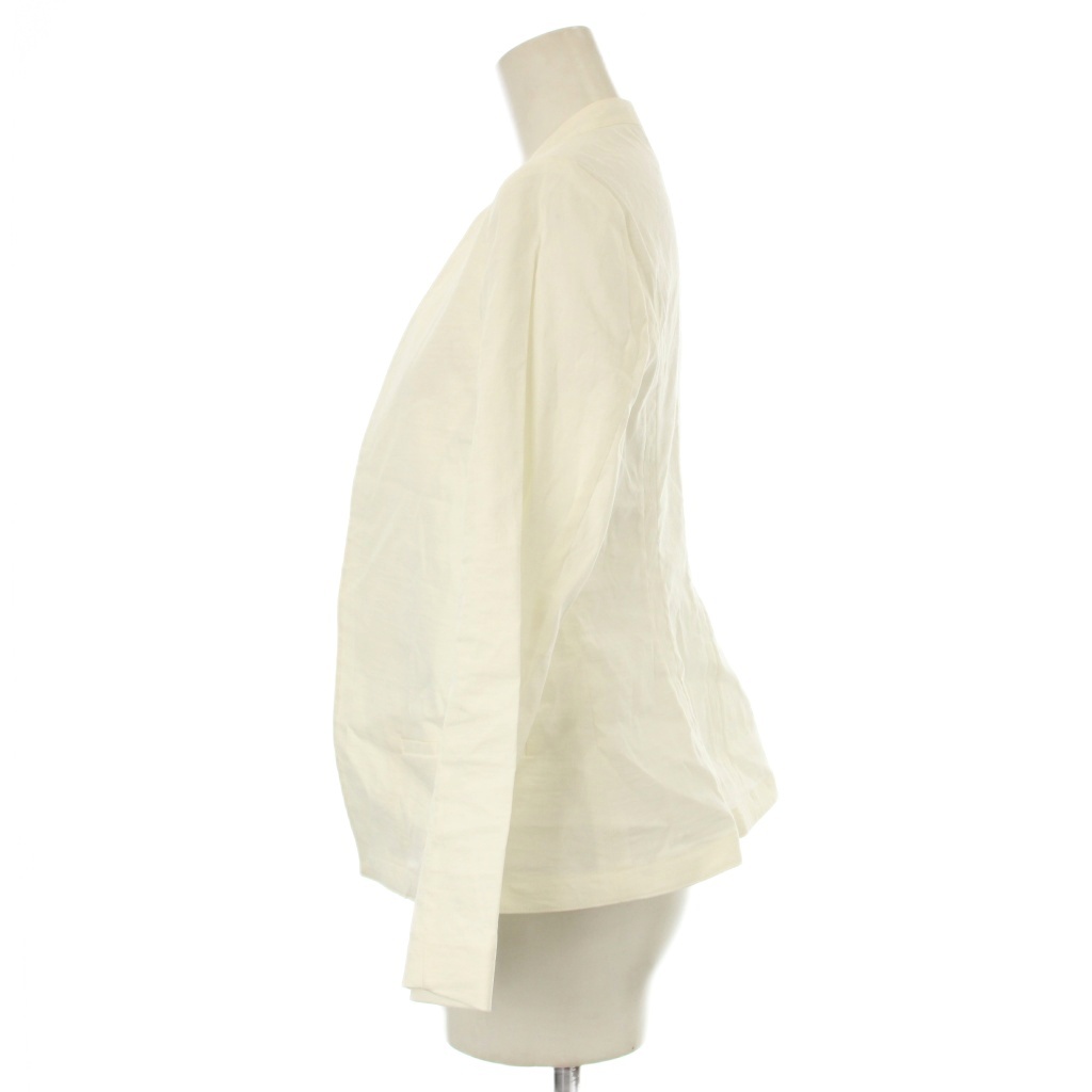未使用　セオリー定番ECO CRUNCH WASH ノーカラージャケット セオリー Theory ECO.CRUNCH.WASH CLEAN.BLAZER.ULS ノーカラー