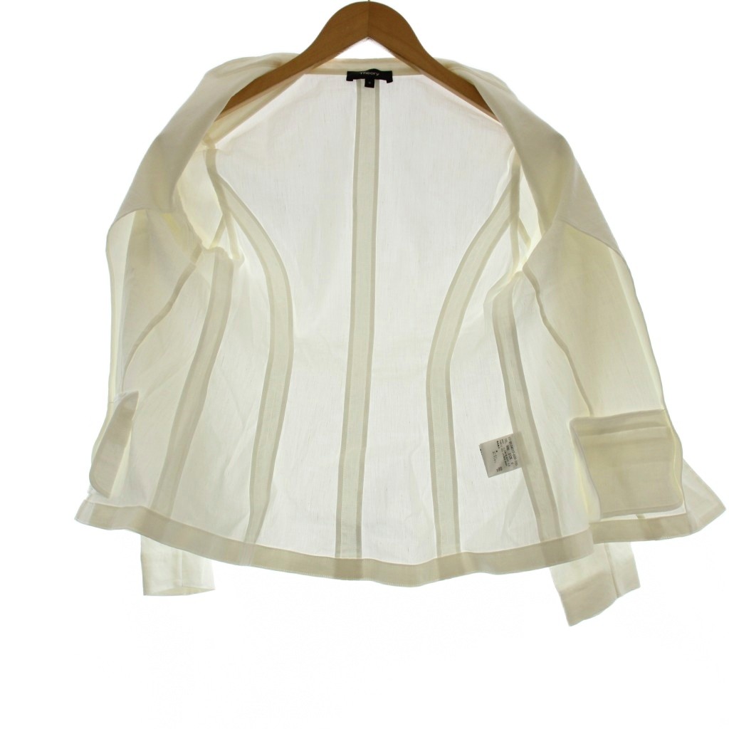 セオリー Theory ECO.CRUNCH.WASH CLEAN.BLAZER.ULS ノーカラー