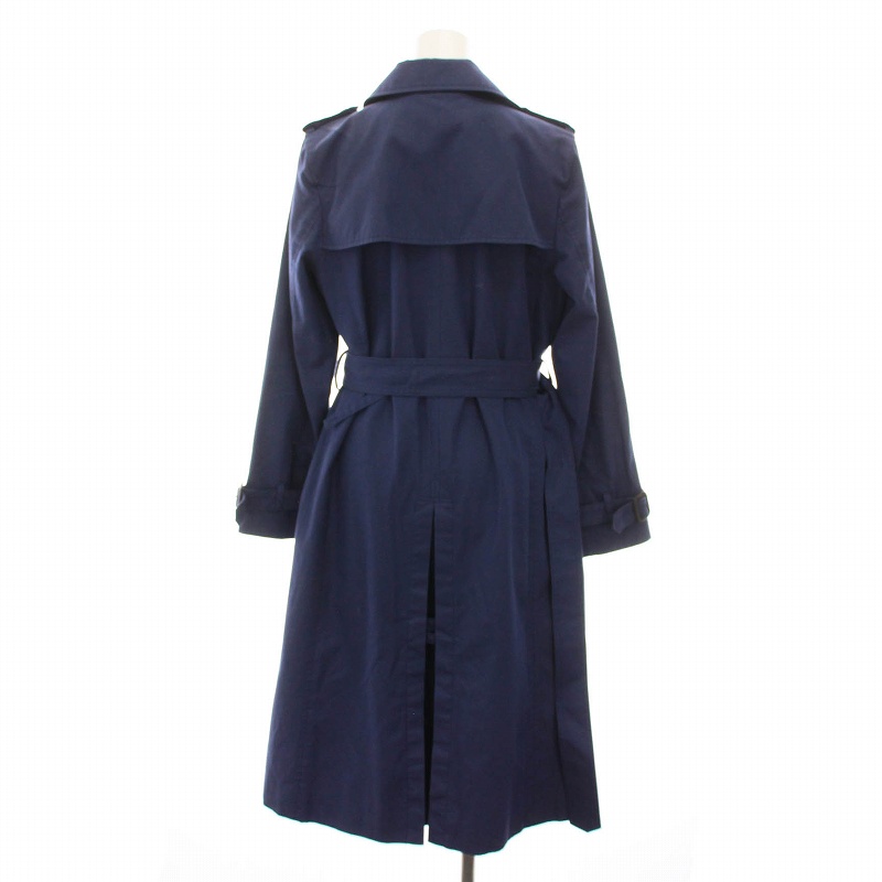 マッキントッシュフィロソフィー MACKINTOSH PHILOSOPHY トレンチコート ロング アウター 38 ネイビー H5A03-851-25 /YM レディース