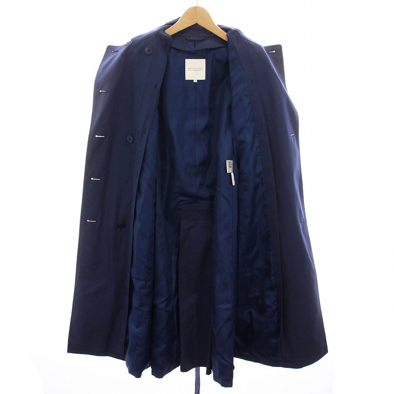 マッキントッシュフィロソフィー MACKINTOSH PHILOSOPHY トレンチコート ロング アウター 38 ネイビー H5A03-851-25 /YM レディース
