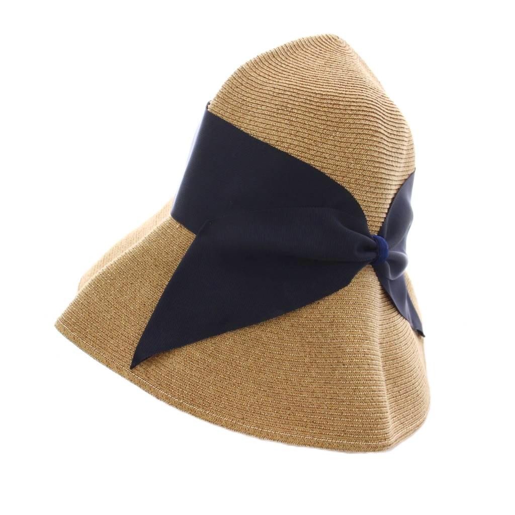 美品　Athena New York リボン付き麦わら帽子 Athena New York リボン付き麦わら帽子 Athena New York