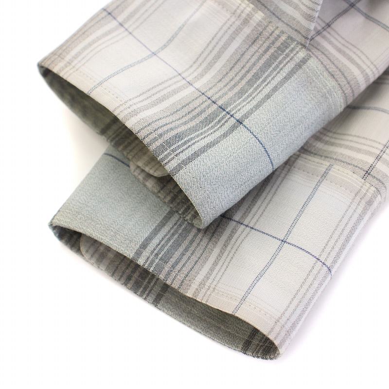オーラリー AURALEE SUPER LIGHT WOOL CHECK SHIRT スーパーライト 