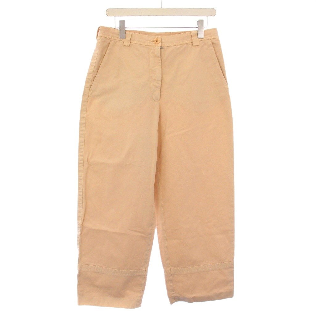 DRIES VAN NOTEN コットン ワイドパンツ 38 グリーン DRIES VAN NOTEN - DRIES VAN NOTEN / ドリスヴァンノッテン