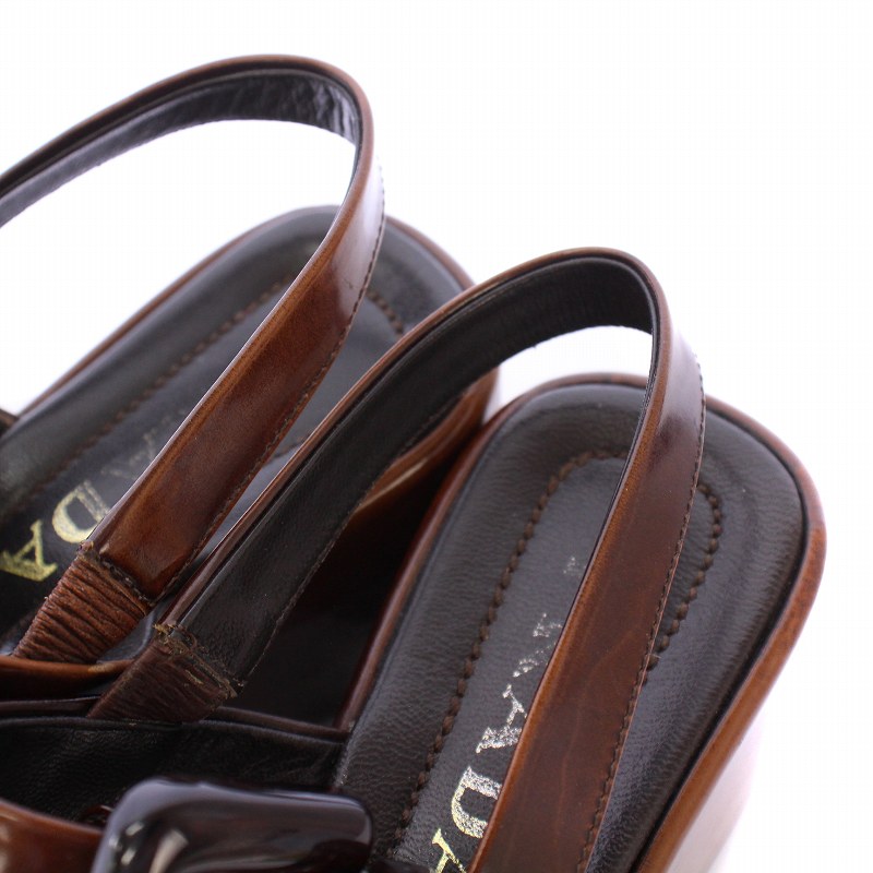 プラダ PRADA ストラップサンダル スクエアトゥ