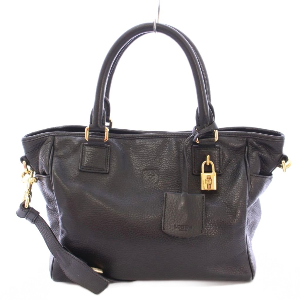 ロエベ LOEWE フスタ 2WAY ハンドバッグ ワンショルダー アナグラム  