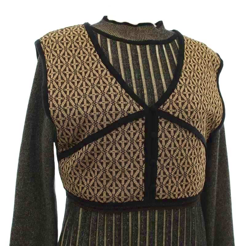 パブリックトウキョウ PUBLIC TOKYO 21AW ベストレイヤードワンピース