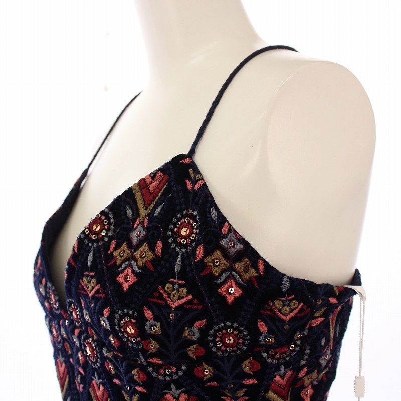 未使用品 アメリヴィンテージ Ameri VINTAGE INDIA EMBROIDERY