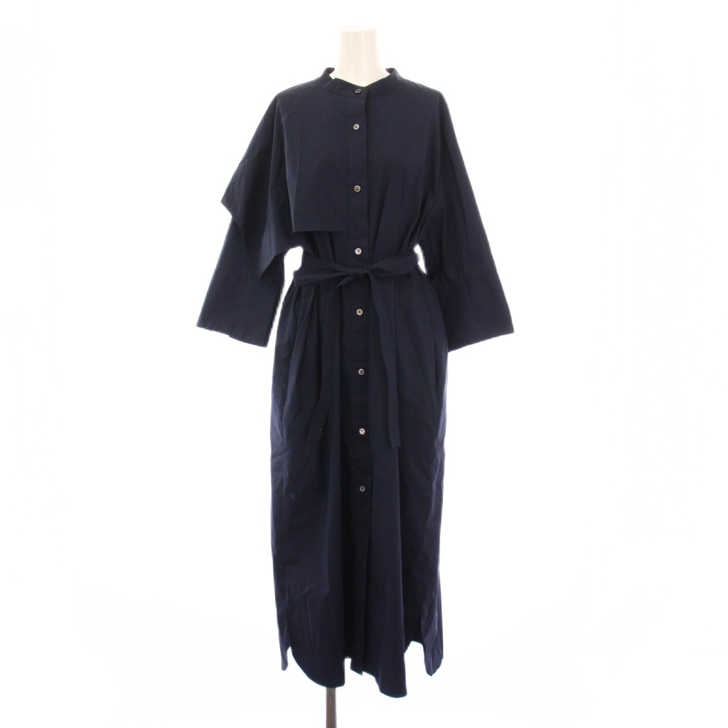 アドーア ADORE 23SS ハーフケープワンピース シャツ ミモレ