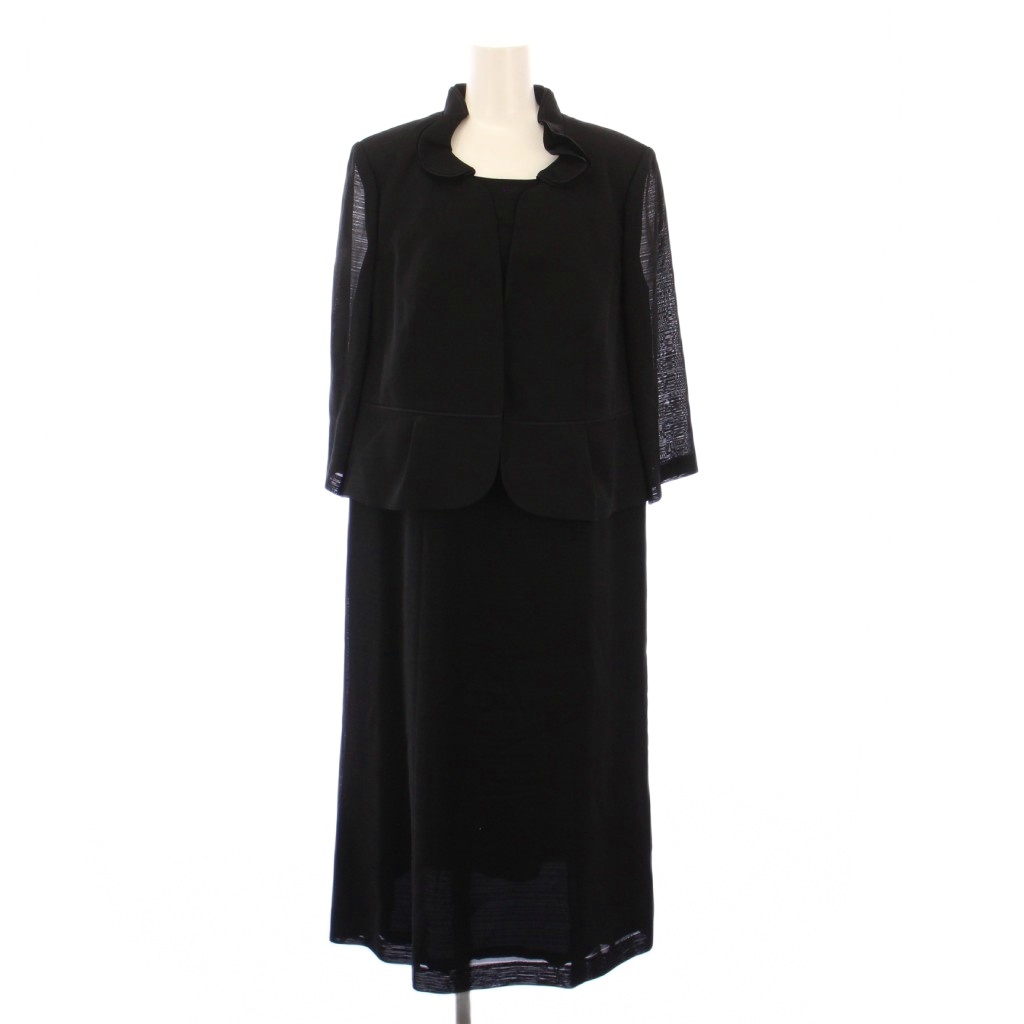 LANVIN】ブラックフォーマル ジャケット 喪服 大きいサイズ 44