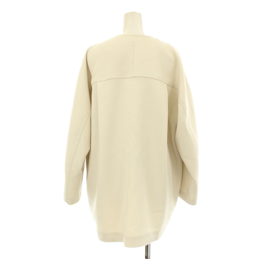 ユナイテッドアローズ UNITED ARROWS 22AW ツイル ノーカラー ミドル