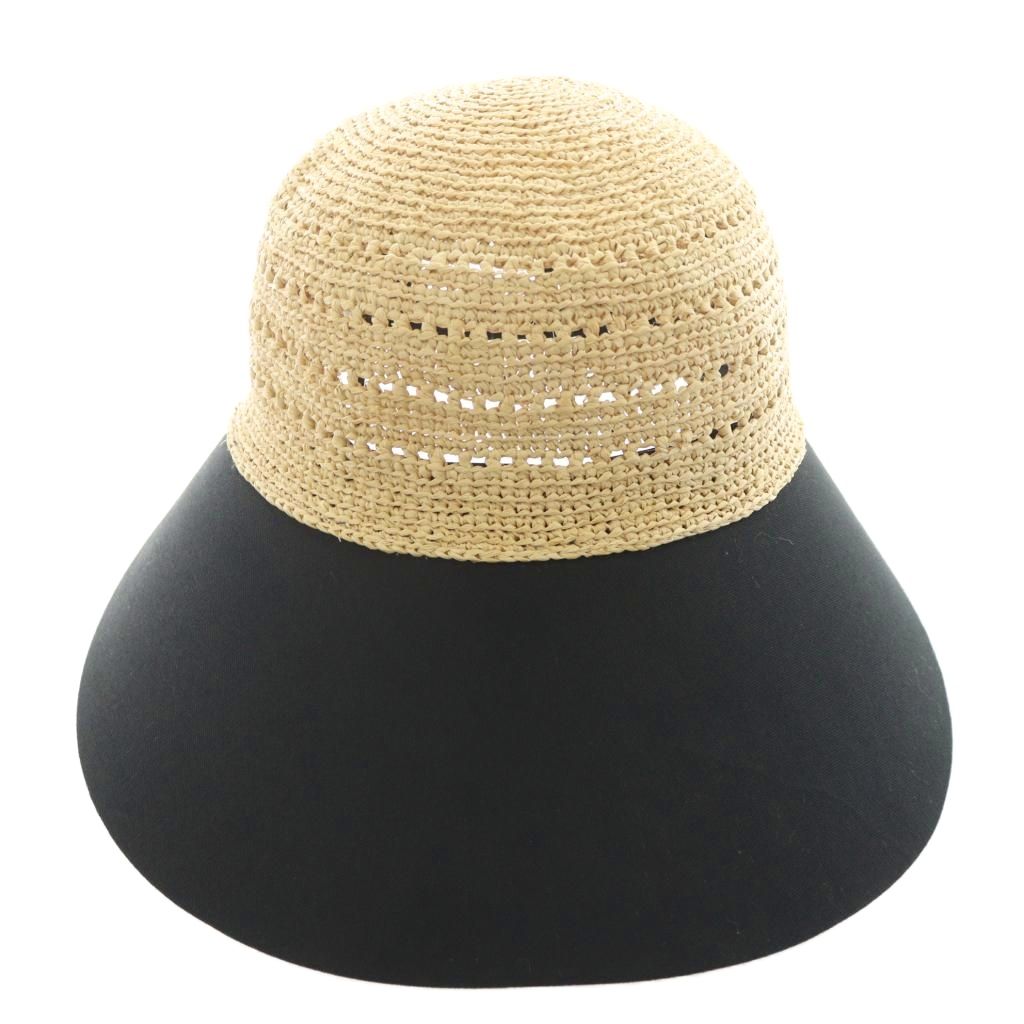 ヘレンカミンスキー VIVIAN ラフィア キャップ 帽子 ブラック ヘレンカミンスキーのラフィアキャップ Vivette｜送料無料