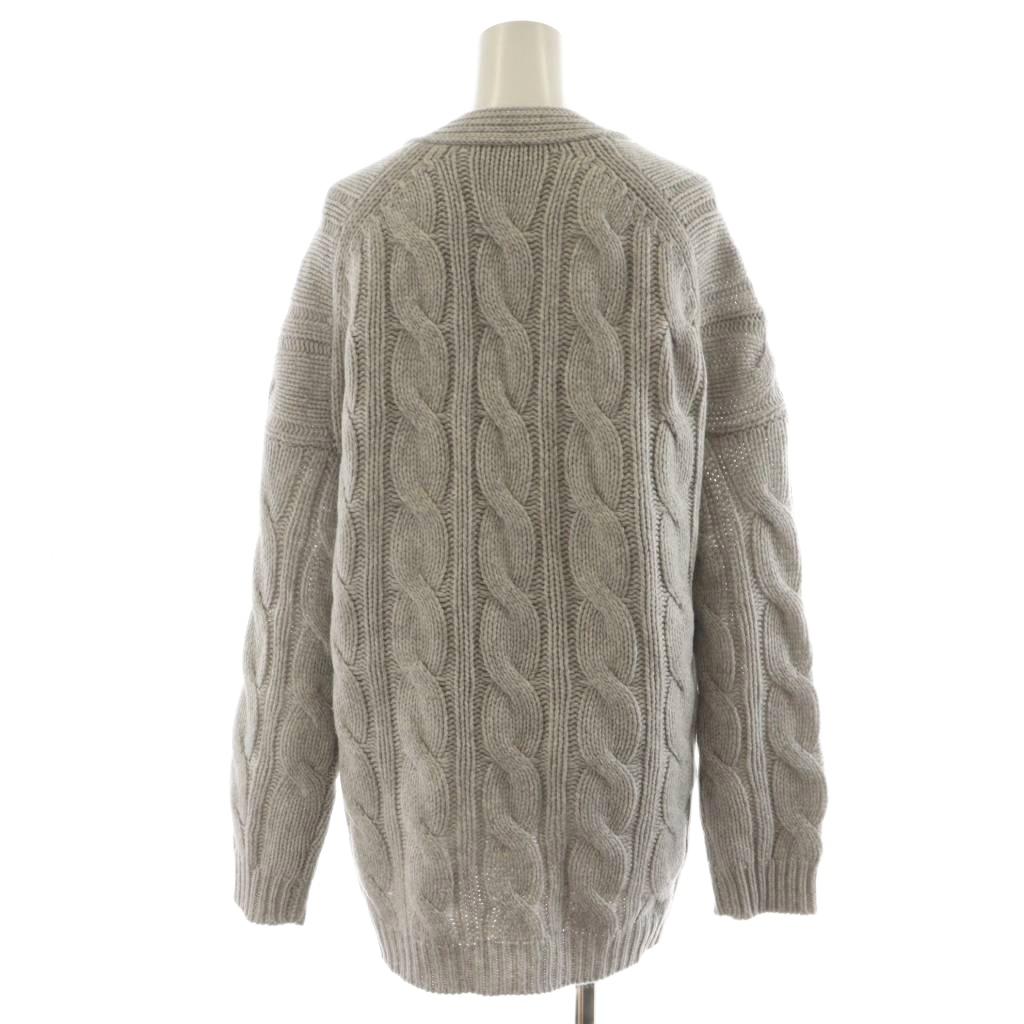 ドゥロワー Drawer WINTER1 ケーブルカーディガン ウール