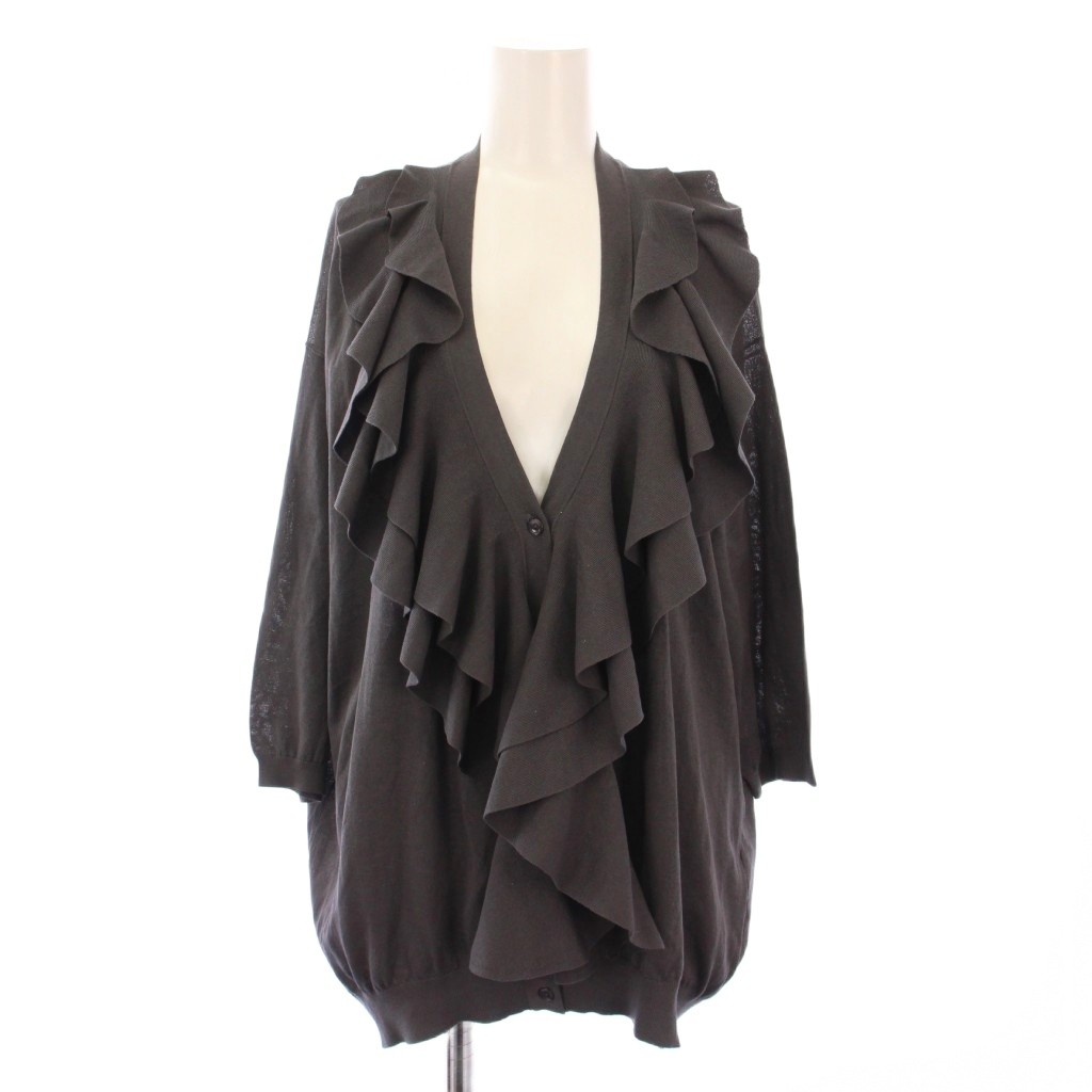 ドゥロワー　フリルカーディガン　春夏用 ドゥロワーフリルカーディガン春夏用