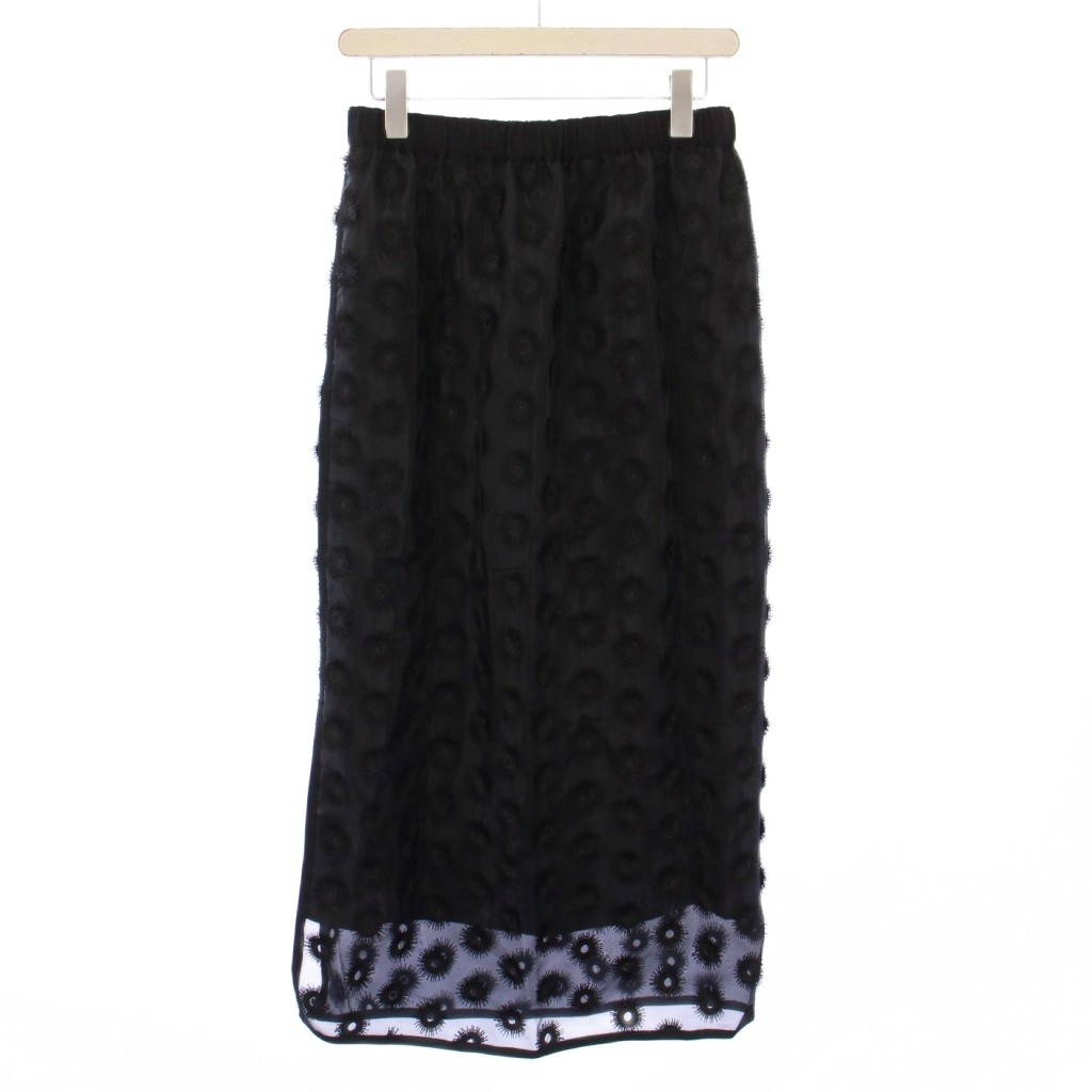 IENA シアージャガード刺繍スカート 【公式通販】