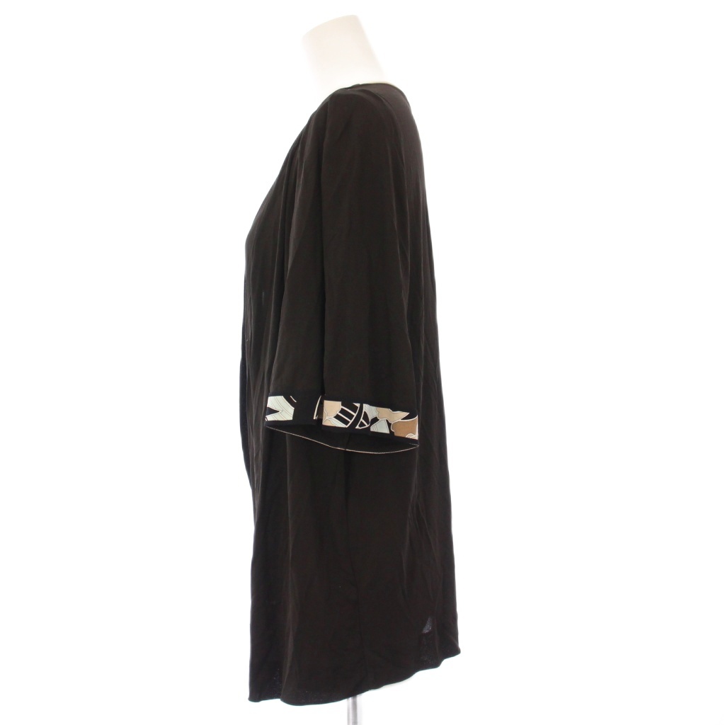 レオナール LEONARD PARIS ブラウス カットソー 半袖 ドレープ 42