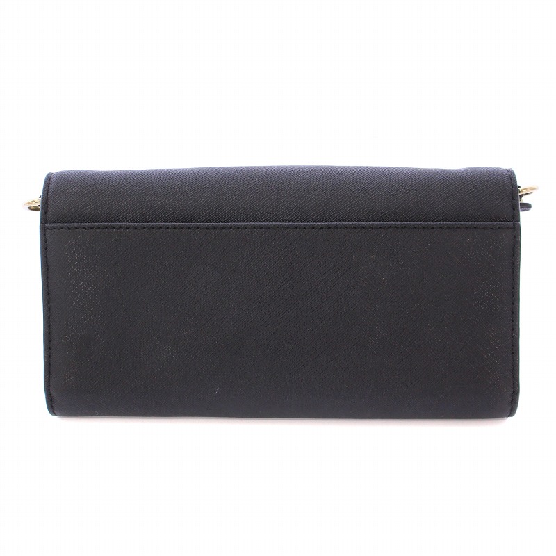 MICHAEL KORS マイケルコース 折財布 チェーン付き　ブラック MICHAEL KORS - マイケルコース☆新品☆メンズ ジップ 折財布