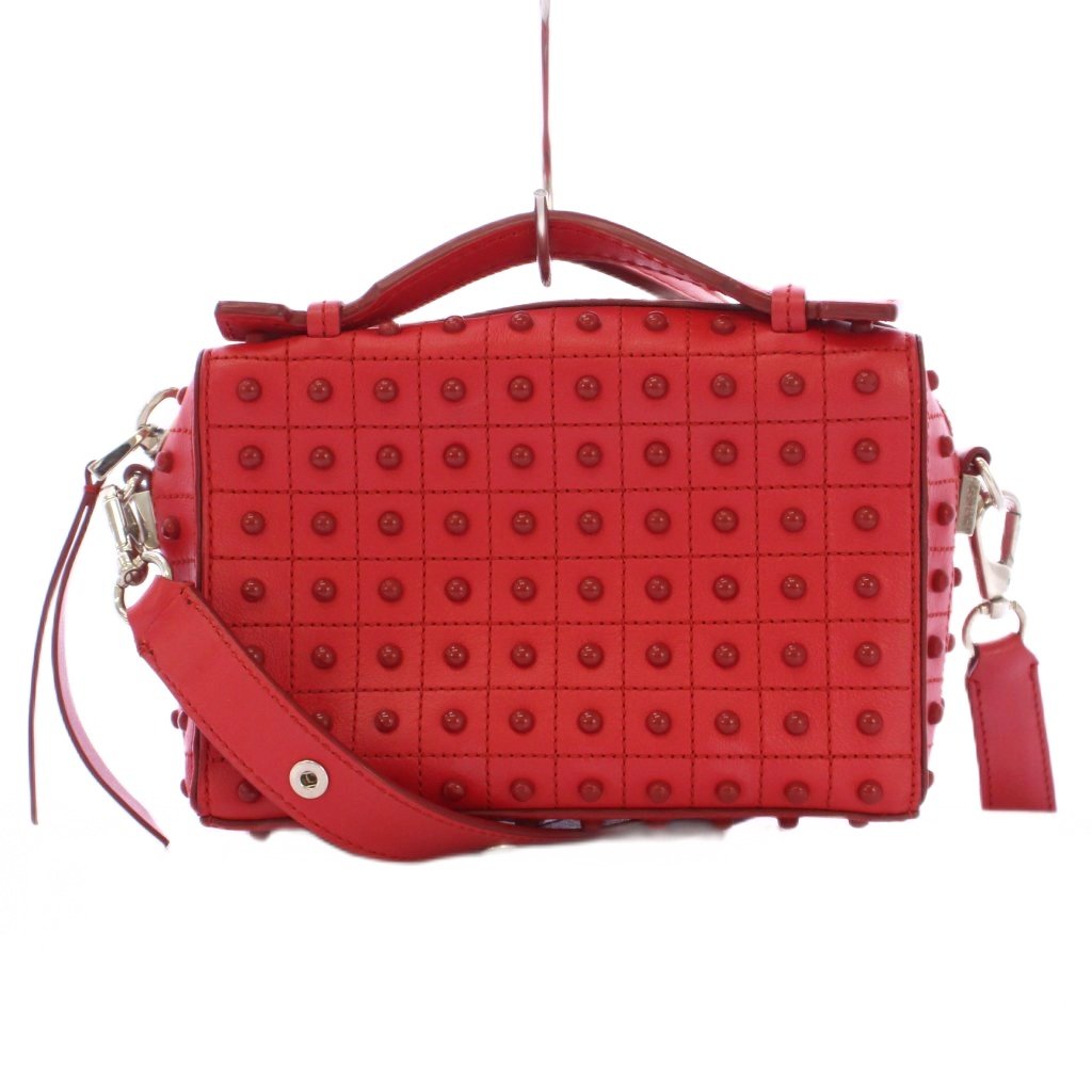 TOD’S トッズ ゴンミーニ レザー レッド サイズ7 /26cm【未使用品】 トッズ TOD'S ゴンミーニ 2WAY ハンドバッグ ショルダーバッグ