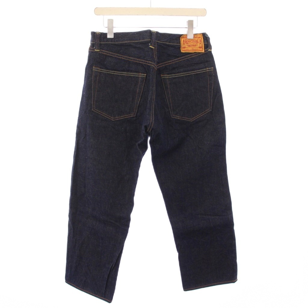 ボンクラ BONCOURA XX デニムパンツ ジーンズ ボタンフライ ロゴパッチ