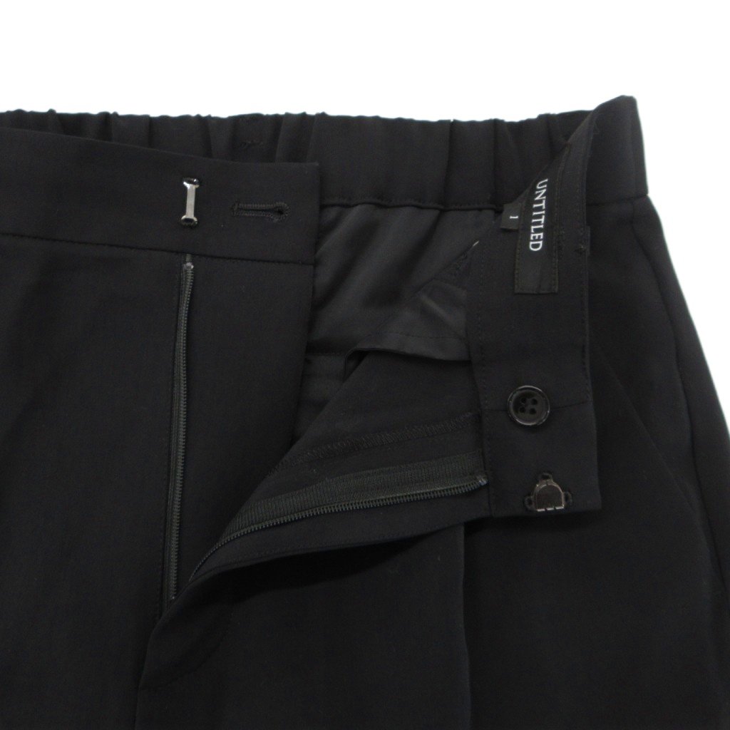アンタイトル UNTITLED 美品 ツイルテーパードパンツ スラックス