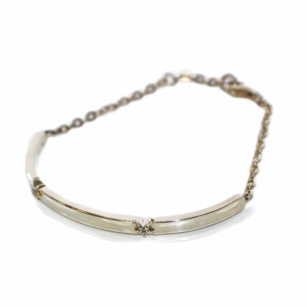 スタージュエリー STAR JEWELRY ブレスレット ダイヤモンド 0.01ct 925 