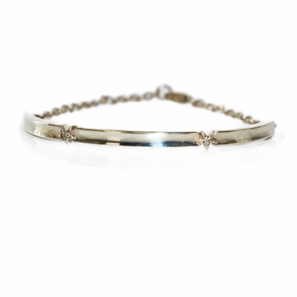 スタージュエリー STAR JEWELRY ブレスレット ダイヤモンド 0.01ct 925 