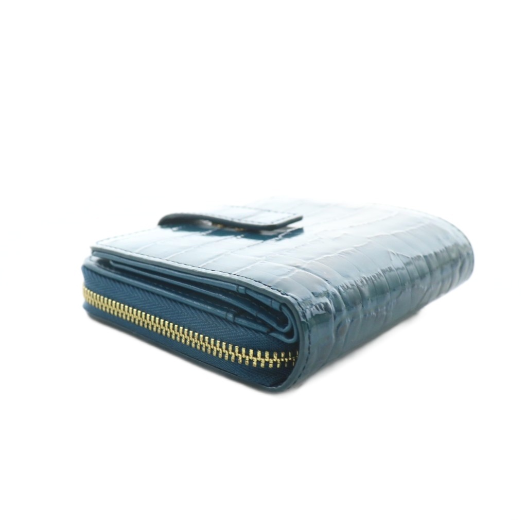 パトリック コックス PATRICK COX 二つ折り財布 フェイクレザー クロコ