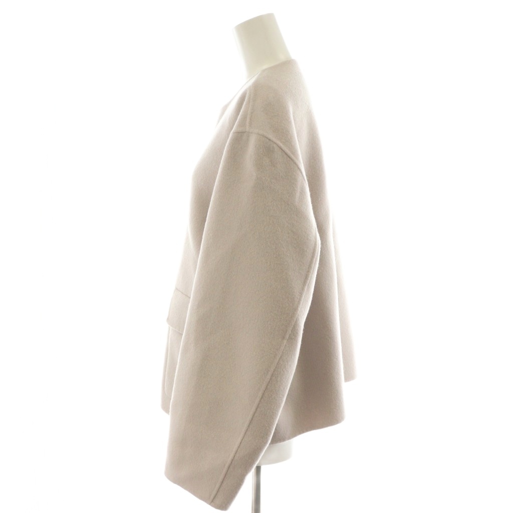 アナイ ANAYI 23AW シャルムビーバーノーカラーブルゾン ジャケット