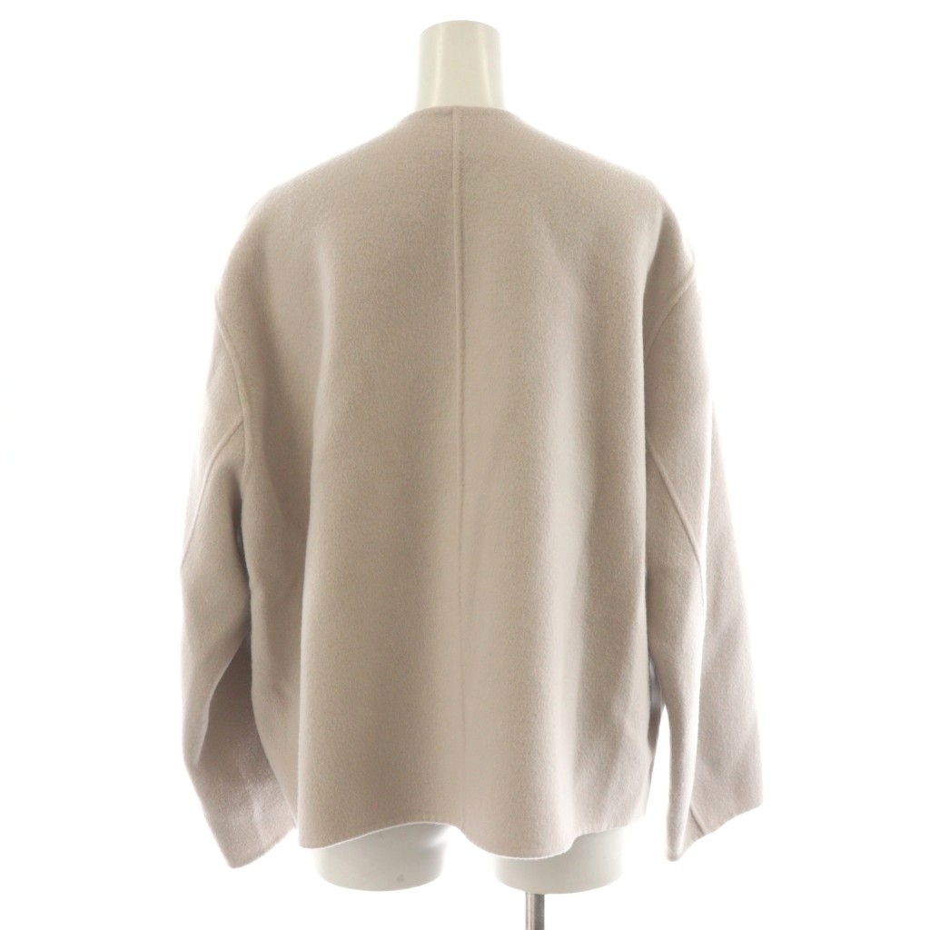 アナイ ANAYI 23AW シャルムビーバーノーカラーブルゾン ジャケット