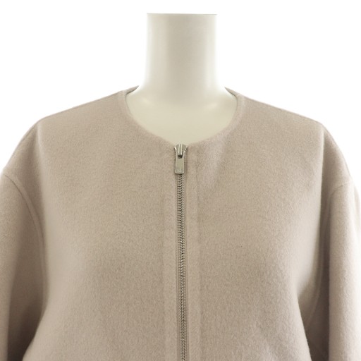 アナイ ANAYI 23AW シャルムビーバーノーカラーブルゾン ジャケット