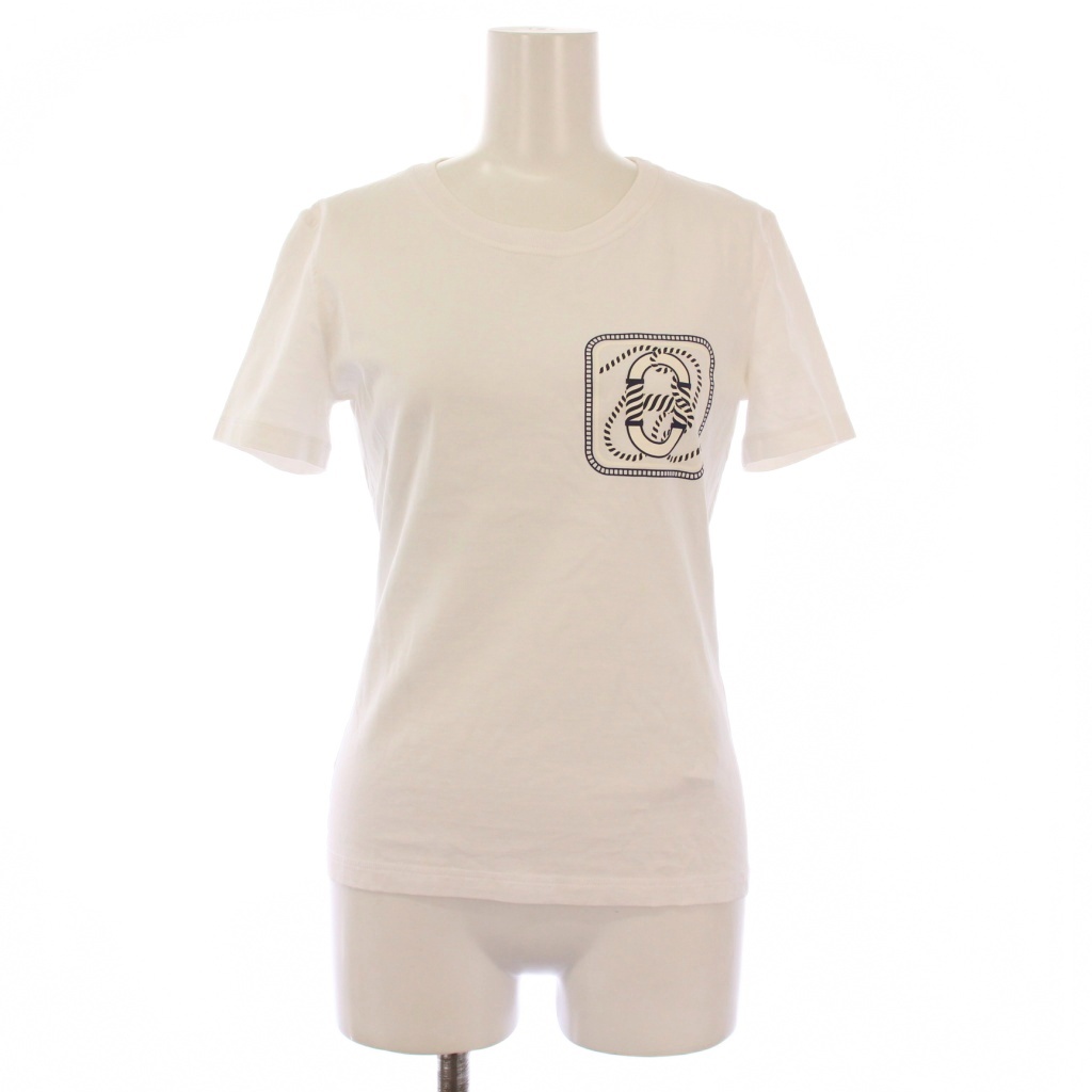 エルメス HERMES 23SS Canoe マイクロTシャツ カルトゥッシュ 半袖  